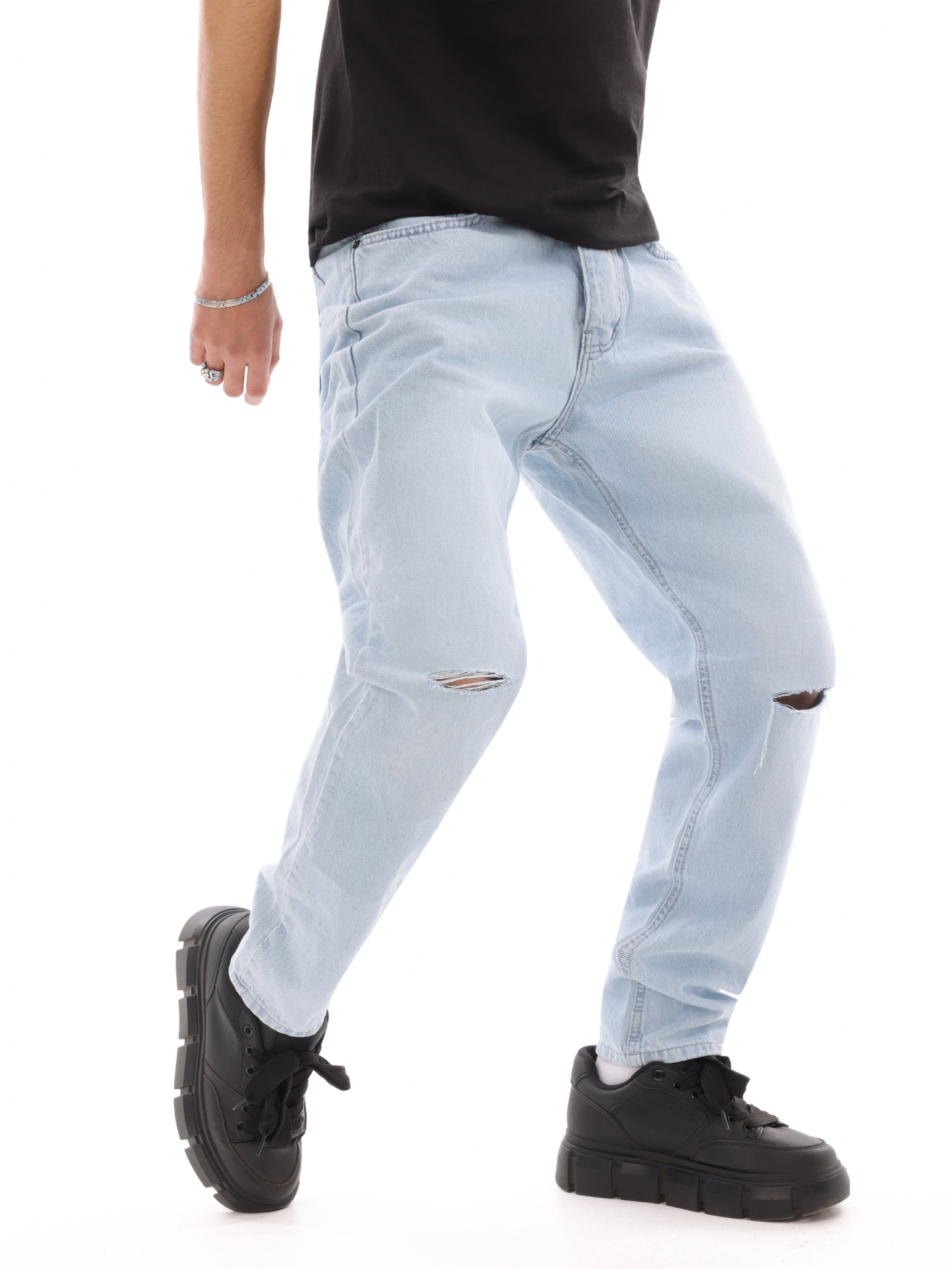 Knee Cut Denim