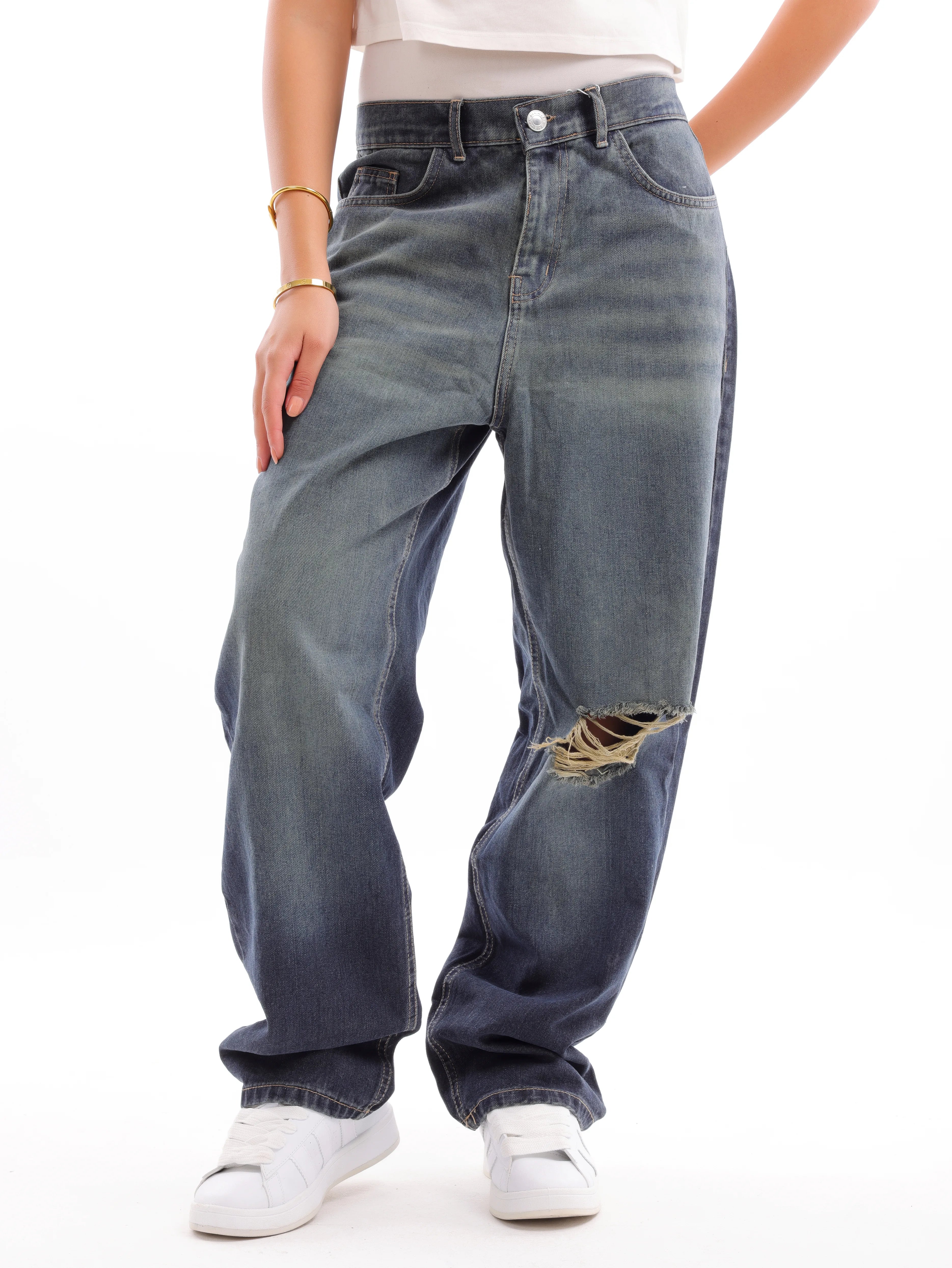 Cutting Wideleg Denim