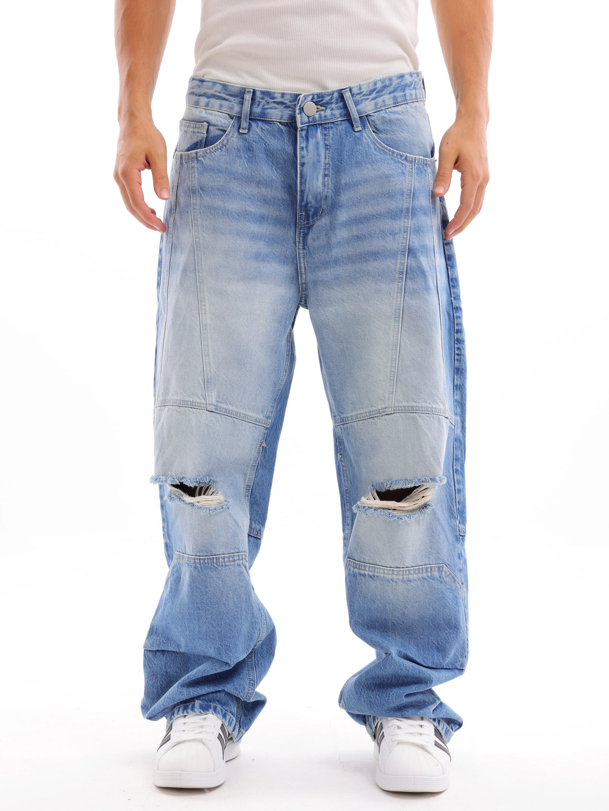 Cutting Wideleg Denim