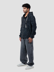 Zipper pattern hoodie