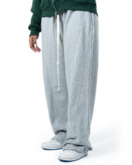 Wide-leg sweatpant